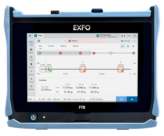 otdr exfo